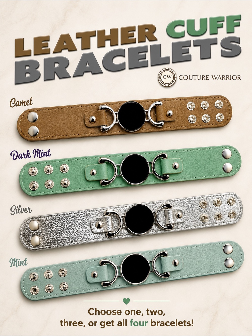 Leather Cuff Bracelets